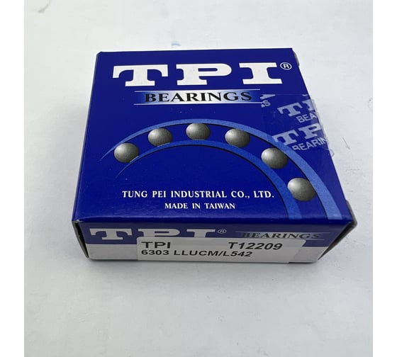 Подшипник TPI 6303LLUCM/L542 TPI-6303-LLU-CM
