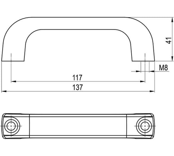 Ручка EMES бугельная PTK1108