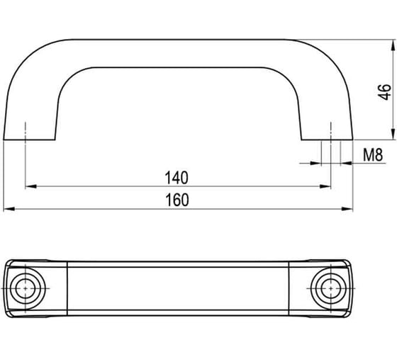 Ручка EMES бугельная PTT1408