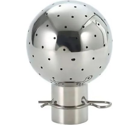 Моющая головка TITAN LOCK 360 град. под шплинт, DN22, D шара 50 мм, нерж. 304 TL50/22WHСP