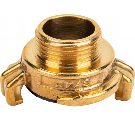 Универсальное соединение для воды TITAN LOCK NEPTUN (GEKA) с наружной резьбой BSP 3/4", латунь, TLNPM3/4-BR