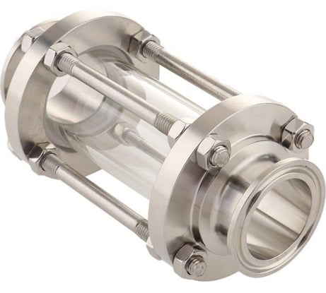 Трубный диоптр TITAN LOCK типа clamp-clamp, нержавеющий, DN40, TL040PDCL