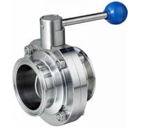 Дисковый затвор TITAN LOCK нержавеющий (AISI304) DN80, типа clamp-clamp TLSD080CLS