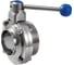 Дисковый затвор TITAN LOCK нержавеющий (AISI304) DN25, типа сварка-резьба, DIN TLSD025WTS 1