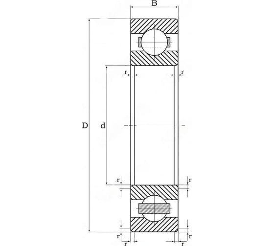 Подшипник NTN 6207