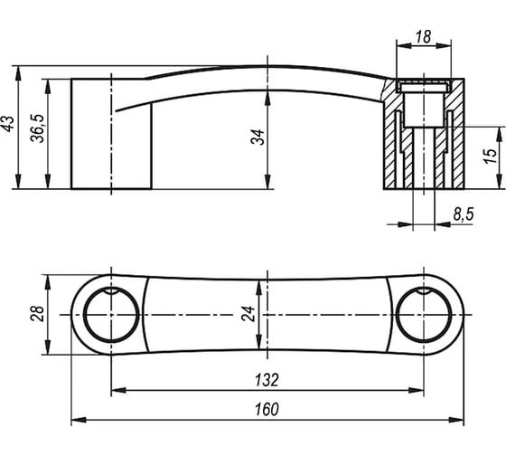 Бугельная ручка KIPP K1092.213208