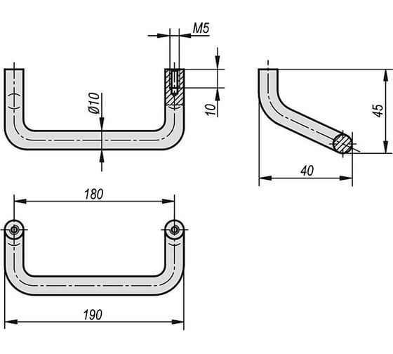 Машинная ручка KIPP K0219.18001