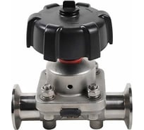 Мембранный клапан TITAN LOCK нержавеющая сталь 316 типа clamp-clamp, DN32 DIN TL32DVCLSS