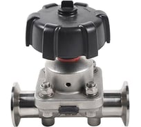 Мембранный клапан TITAN LOCK нержавеющая сталь 316, типа clamp-clamp, DN40 DIN TL40DVCLSS