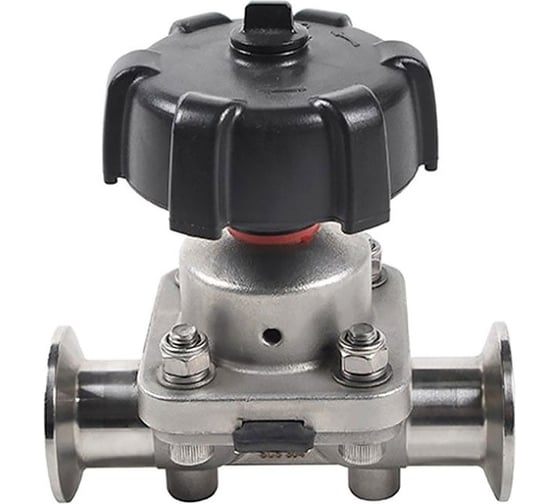 Мембранный клапан TITAN LOCK нержавеющая сталь 316, типа clamp-clamp, DN40 DIN TL40DVCLSS