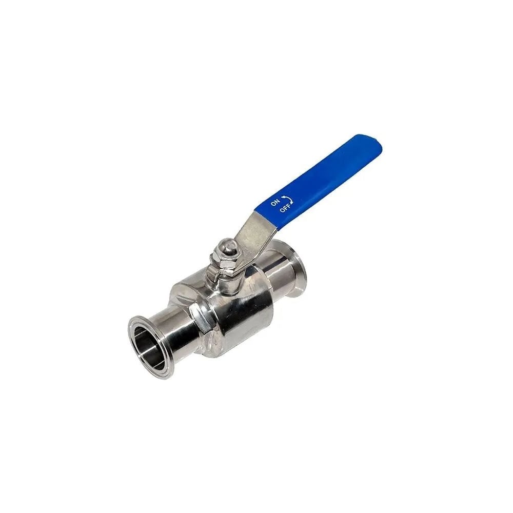 Пищевой шаровый полнопроходной кран TITAN LOCK типа "clamp-clamp", DN50 ...