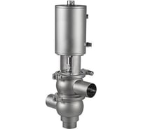 Односедельный распределительный клапан с пневмоприводом TITAN LOCK  нержавеющая сталь, под приварку, DN40, тип 21 TL40ODVP-21-WD