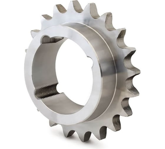 Звездочка под втулку тапербуш ISKRA для цепи 10B-1, Z=20, 5/8" x 3/8" TS10020 (PHS 10B-1 TB 20) 1