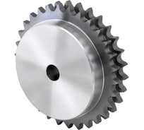 Звездочка под расточку со ступицей, c калеными зубьями ISKRA для цепи 08B-2, Z=20 PD09T20