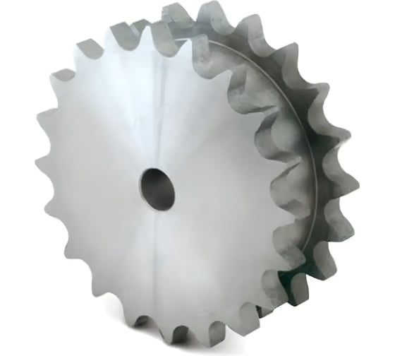 Двойная звездочка ISKRA для однорядных цепей 08B-1, Z=15, 1/2" x 5/16" DS09015 (PHS 08B-1DSA15) 1