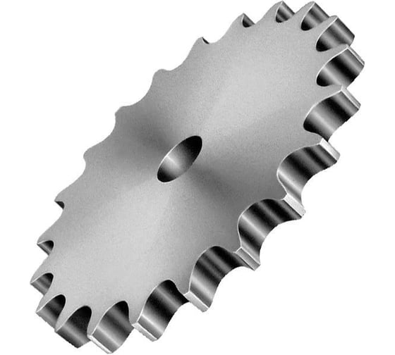 Звездочка без ступицы под расточку ISKRA для цепи 08B-1, Z=26, 1/2" x 5/16" CS09026 (PHS 08B-1A26) 1