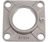 Нержавеющий корпус подшипника ISKRA F204SS, F204SS-ISKRA