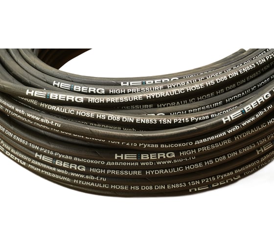 Рукав высокого давления HEIBERG Dn32 DIN EN853 2SN , 1-1/4",W.P. 125 BAR, 40 м 0002Н32