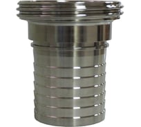 Резьбовой штуцер под рукав TITAN LOCK SMS, 1/2", нержавеющая сталь 316 TL1/2THRSS-S