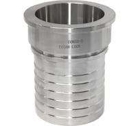 Конический штуцер под рукав TITAN LOCK SMS, 1/2", нержавеющая сталь 316 TL1/2CONSS-S
