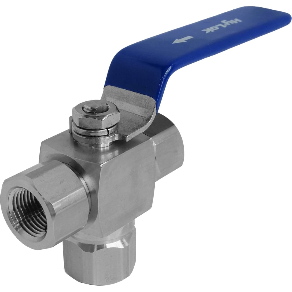 Шаровой кран Hy-Lok 105 серии из нержавеющей стали SS 316, трехходовой ...