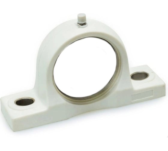 Корпус подшипника ISKRA P206PW белый пластик 1