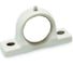 Корпус подшипника ISKRA P206PW белый пластик 3