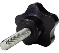 Рукоятка WOODWORK с наружной резьбой M12 d=63 l=55, 10 шт. 993.12.55