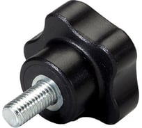 Рукоятка WOODWORK с наружной резьбой M10 d=50 l=20, 10 шт. 995.10.20