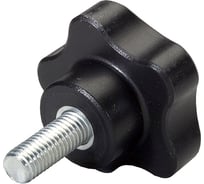 Рукоятка WOODWORK с наружной резьбой M12 d=63 l=30, 10 шт. 995.12.30