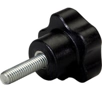 Рукоятка WOODWORK с наружной резьбой M6 d=32 l=20, 10 шт. 995.06.20