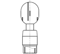 Эллиптическая головка ТПК «Московия» резьба Q23-ГЭ1/4"-316L