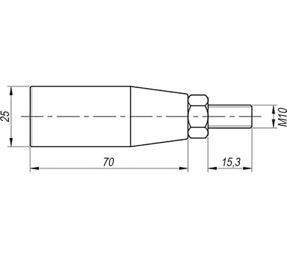 Конусная вращающаяся ручка EMES PDK7010