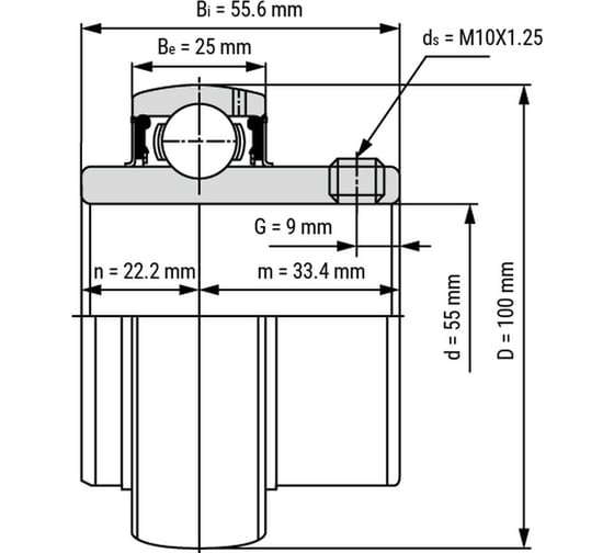 Подшипник TECHNIX UC211
