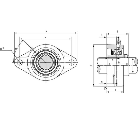 Подшипниковый узел TECHNIX UCFL209