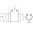 Линейный подшипник TECHNIX LME20UUAJ/KBS2045PP 4