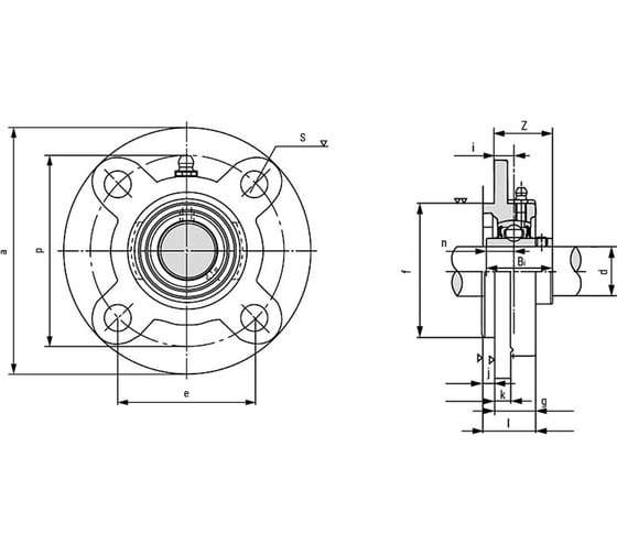 Подшипниковый узел TECHNIX UCFC206