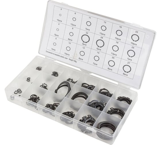 Стопорные кольца Forsage внешние, 150 предметов F-816 1
