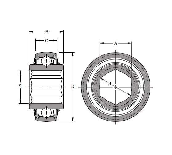 Подшипник DINROLL 209KRRB2 6000000014063