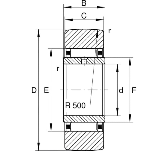 Опорный ролик DINROLL STO25 6000000022136