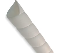 Спиральная защита PARLMU SG-24-F15-k2, полипропилен, размер 24, плоская поверхность, белая, 2 м PR0500400-2
