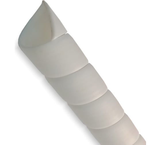 Спиральная защита PARLMU SG-24-F15-k2, полипропилен, размер 24, плоская поверхность, белая, 2 м PR0500400-2