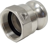 Нержавеющий камлок TITAN LOCK тип A ниппель, внутр. резьба BSP 1 1/2", AISI316 TL150ASS316