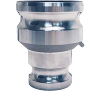 Нержавеющий камлок TITAN LOCK тип AA (переходник ниппель 1 1/2" х ниппель 2"), AISI316 TL1520AASS