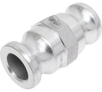 Алюминиевый камлок TITAN LOCK (переходник ниппель 1 1/4" х ниппель 1 1/4") TL125AAAL