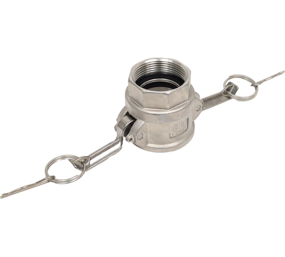 Нержавеющий камлок TITAN LOCK тип D розетка, внутр. резьба BSP 1 1/2", AISI316 TL150DSS316