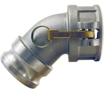 Алюминиевый камлок TITAN LOCK тип DА, переходник 45 розетка 2" х ниппель 2" TL200DAAL45