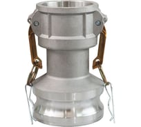 Алюминиевый камлок TITAN LOCK тип DА, переходник розетка 2" х ниппель 1 1/2" TL2015DAAL