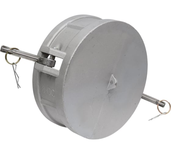 Алюминиевый камлок TITAN LOCK тип DC, серия "EcoLine", заглушка для ниппеля 8" TL800DCAL-EL