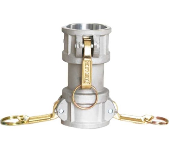 Нержавеющий камлок TITAN LOCK тип DD, переходник розетка 1 1/2" х розетка 1 1/2", AISI316 TL150DDSS 1